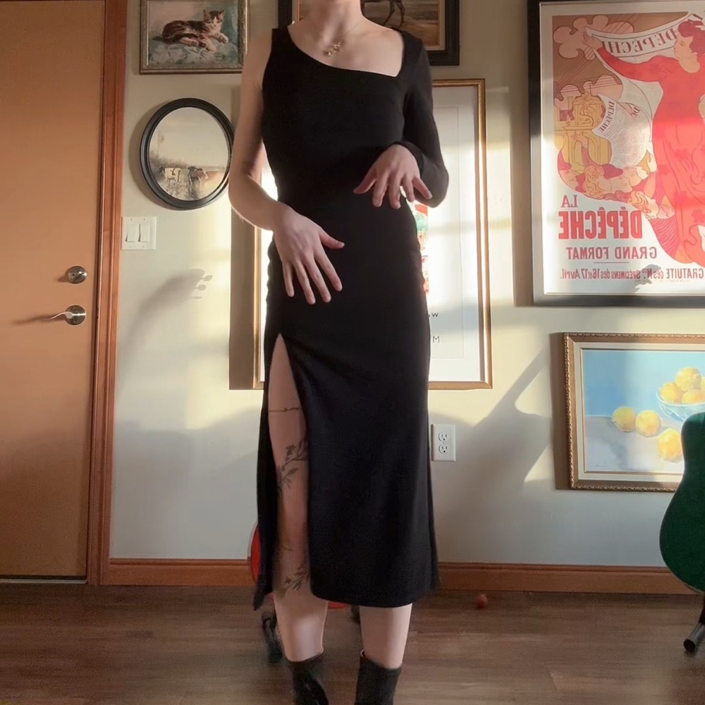 Asymmetrical midi LuLus Dress